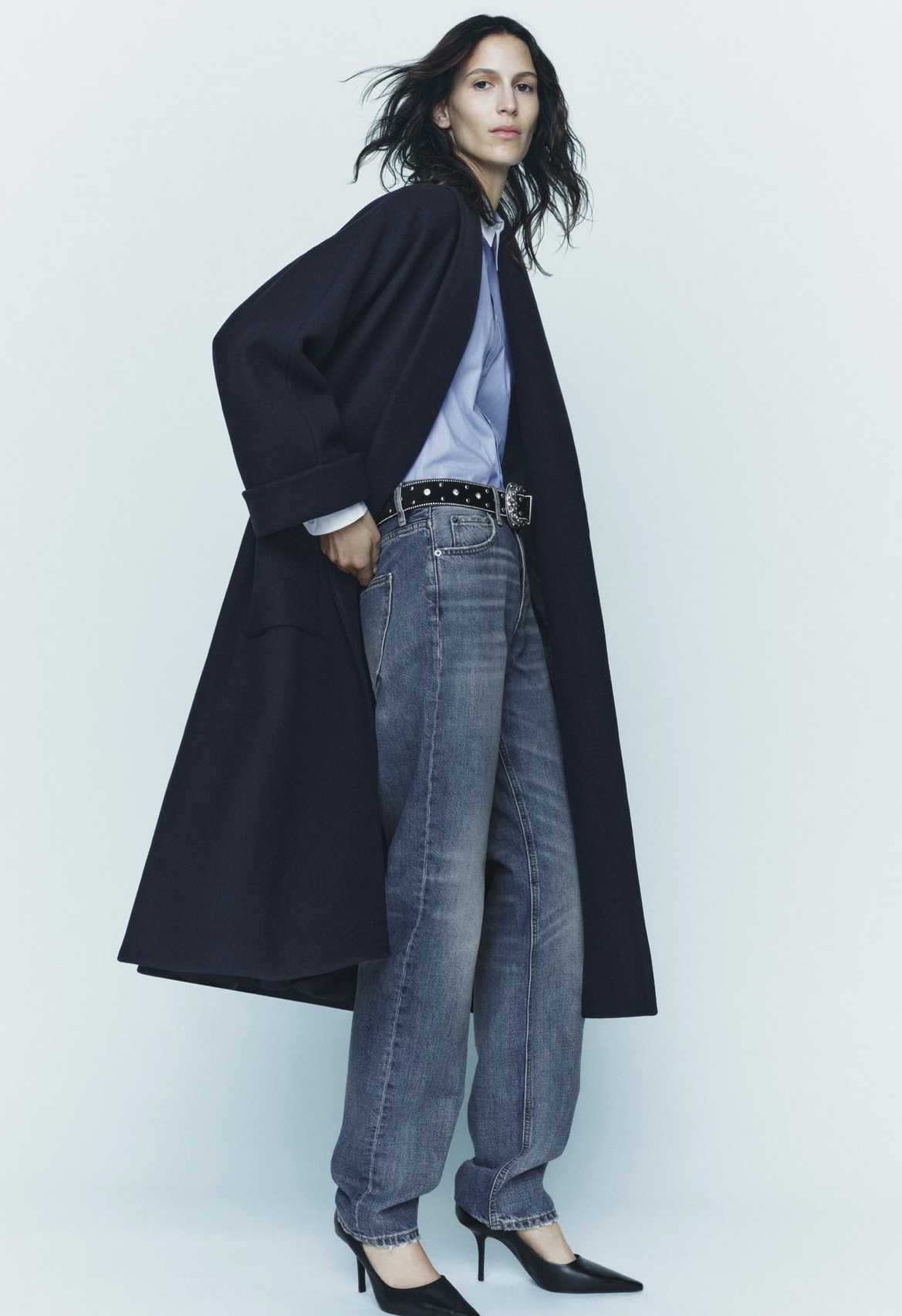 Manteau en laine Zara (99,95 euros).