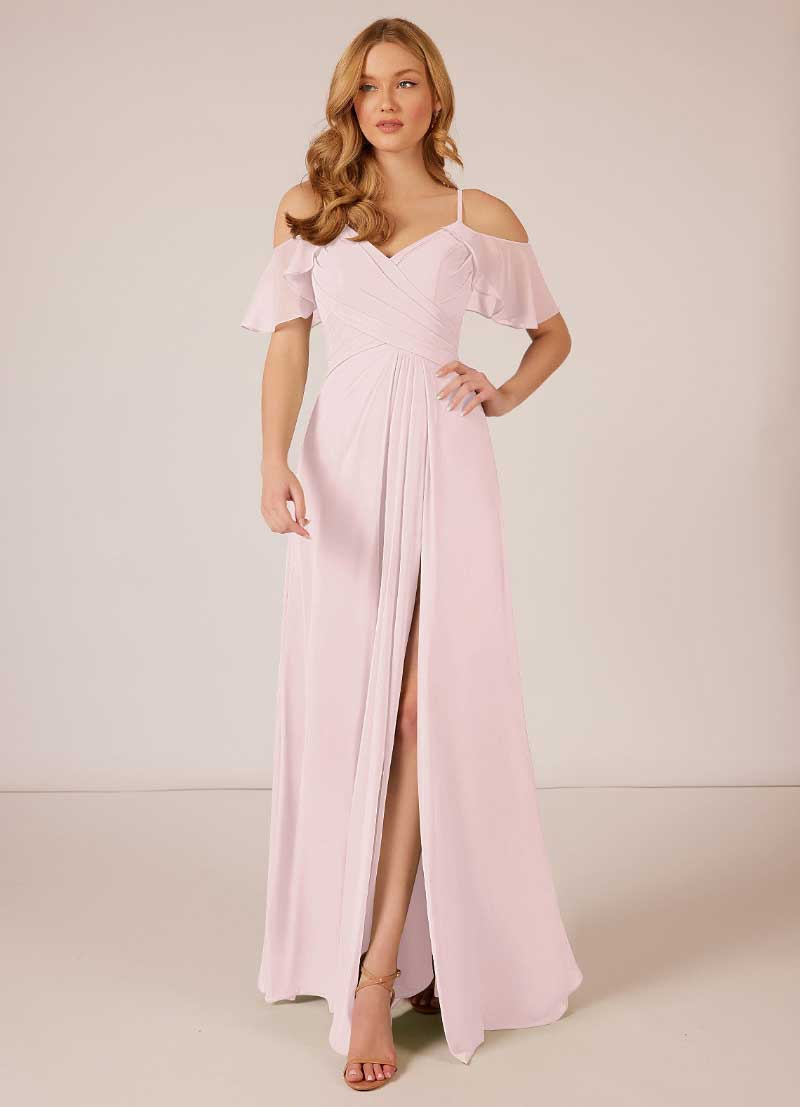 Robes de demoiselle d'honneur rose pâle : élégance intemporelle