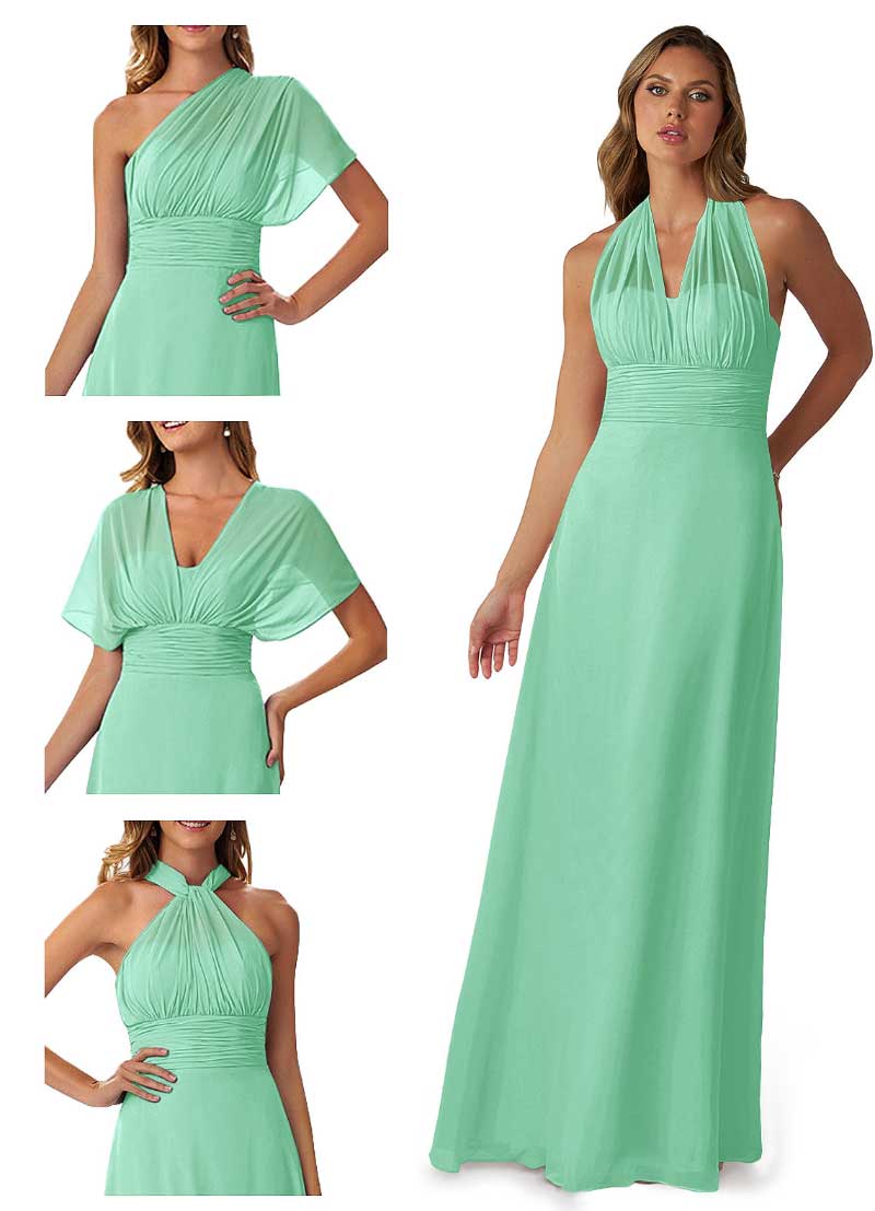 Robes de demoiselle d'honneur en mousseline