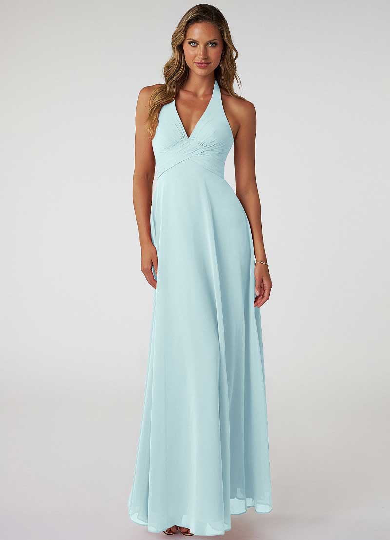 Robes de demoiselle d'honneur bleues