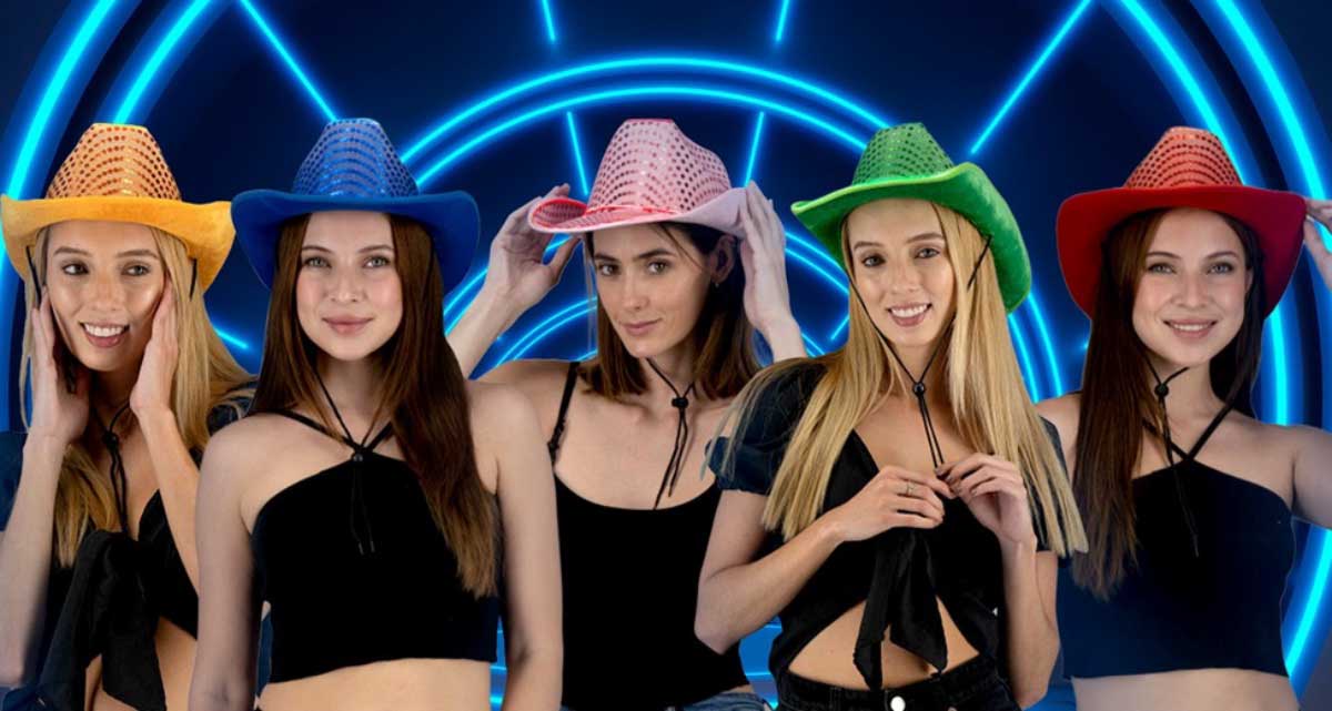 Chapeau Fedora Pailleté Avec Lumières LED - Pour Fêtes, Mardi Gras, Soirées Déguisées
