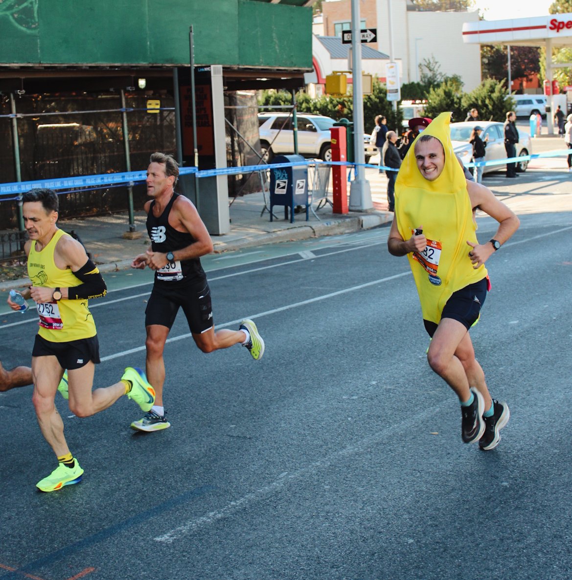 marathon de nyc 2024 photos banane