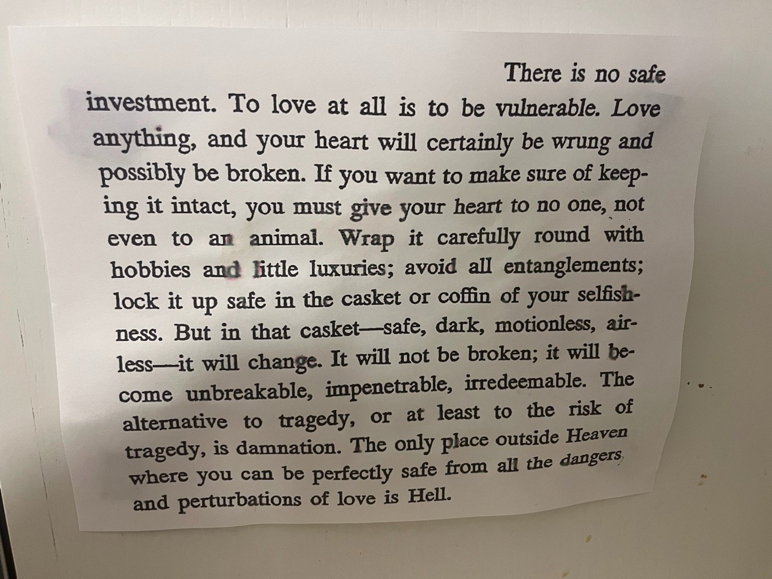citation de CS Lewis