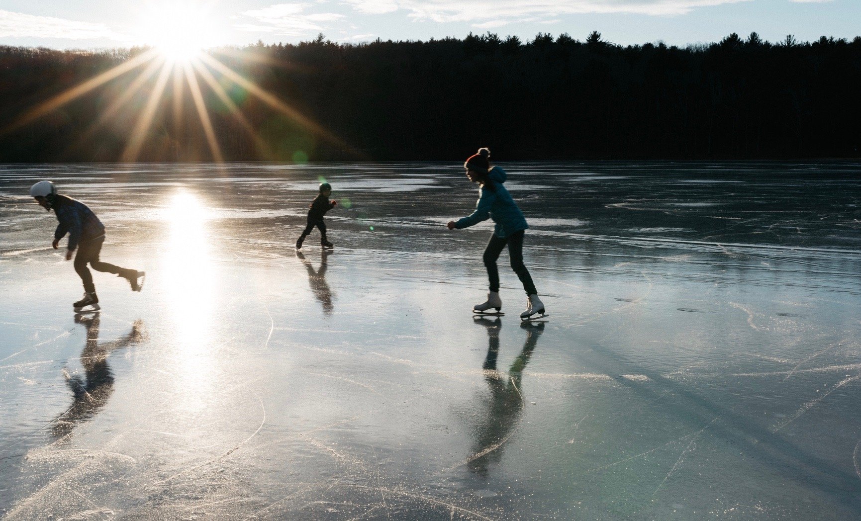 Une réalisation de maternité que j'ai eue pendant le patin sur glace