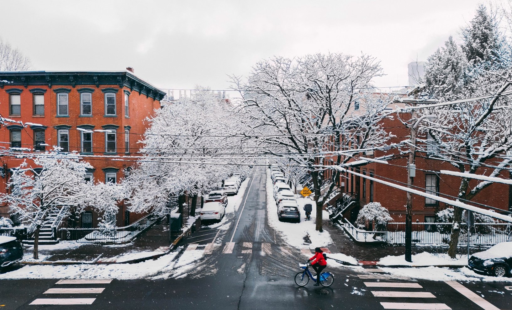 rue d'hiver de New York