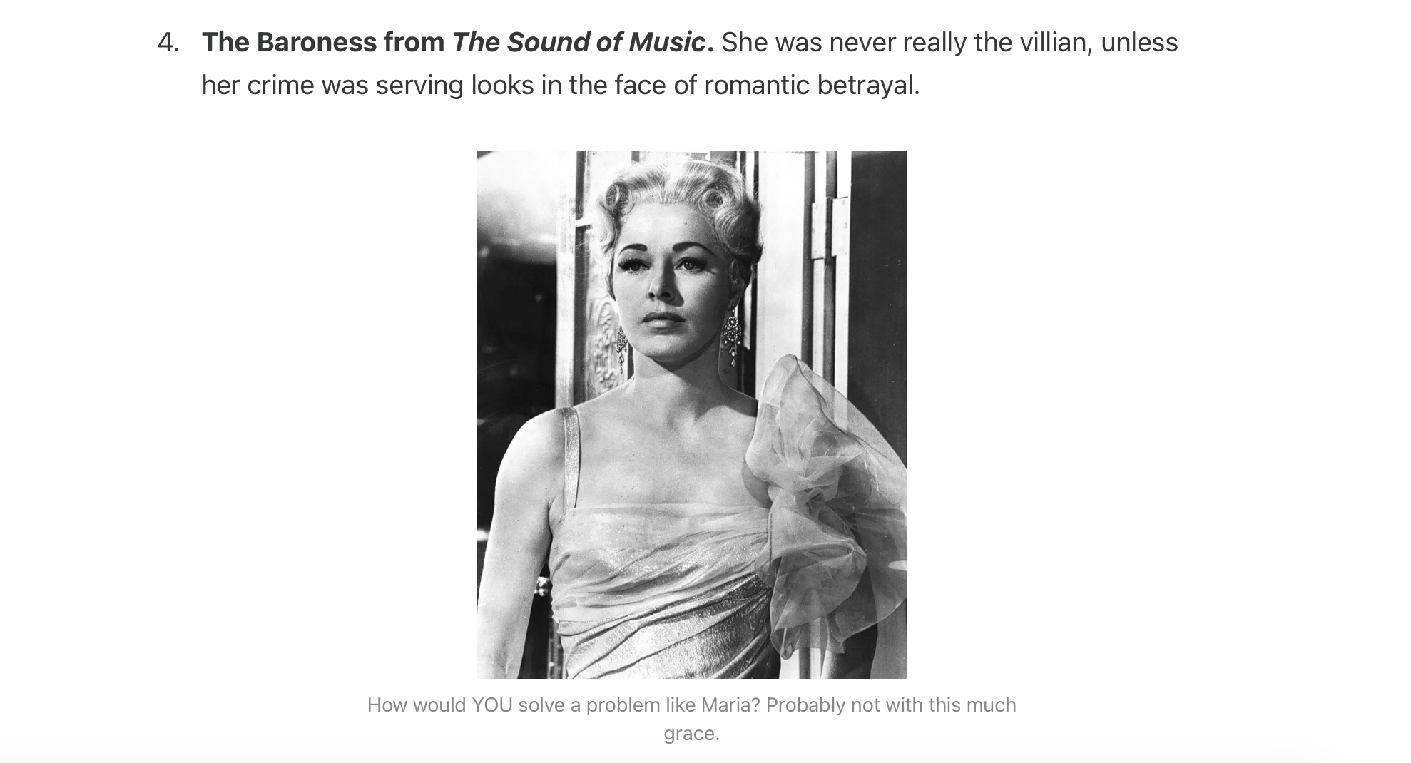 Baronne Schraeder du son de la musique