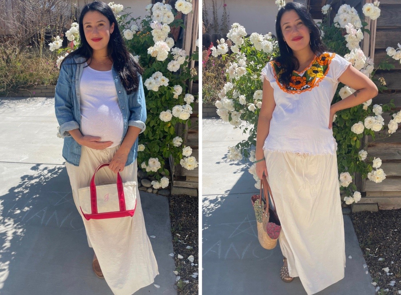 Meilleure jupe de maternité d'été