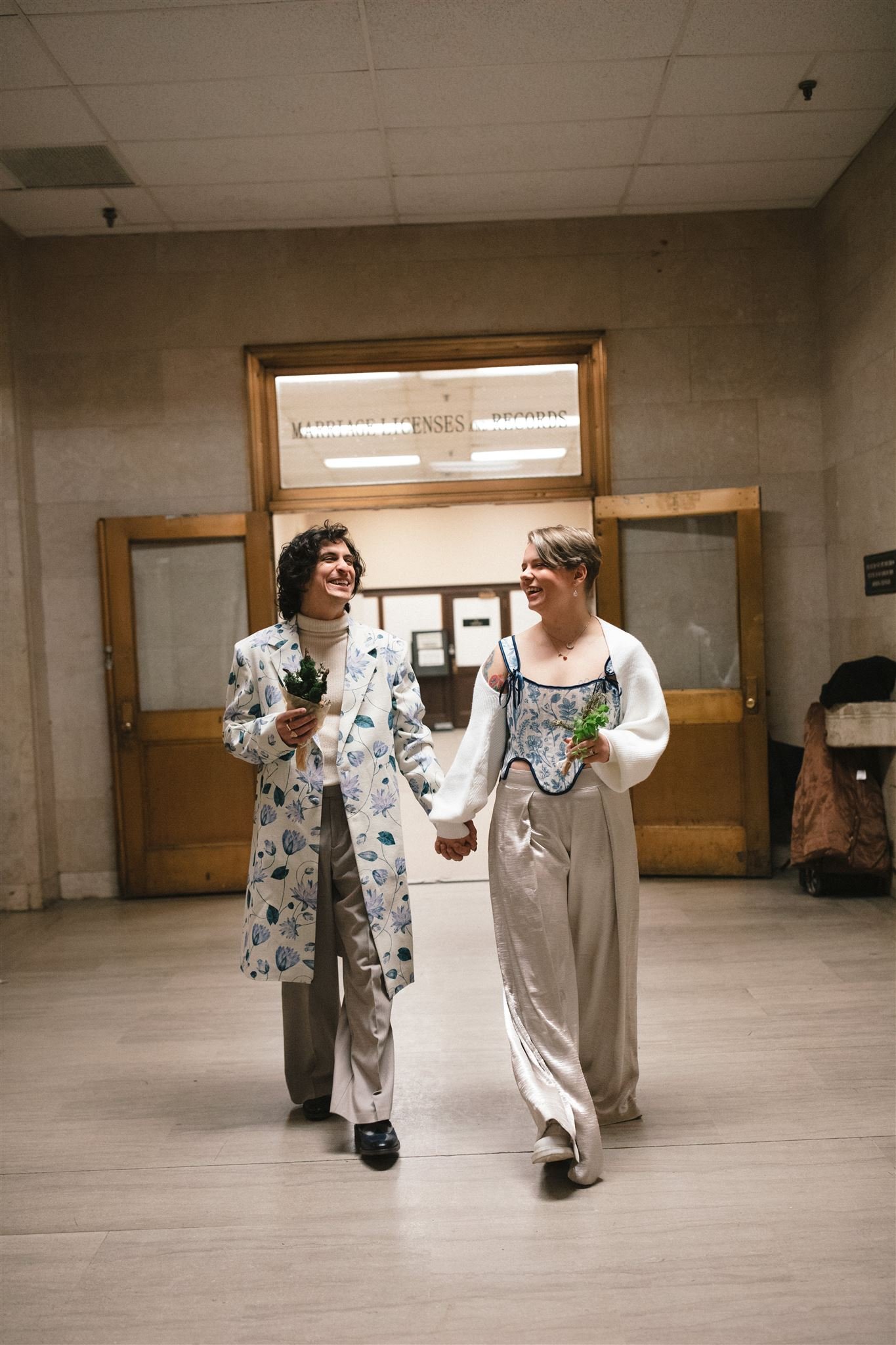 look de mariage assorti