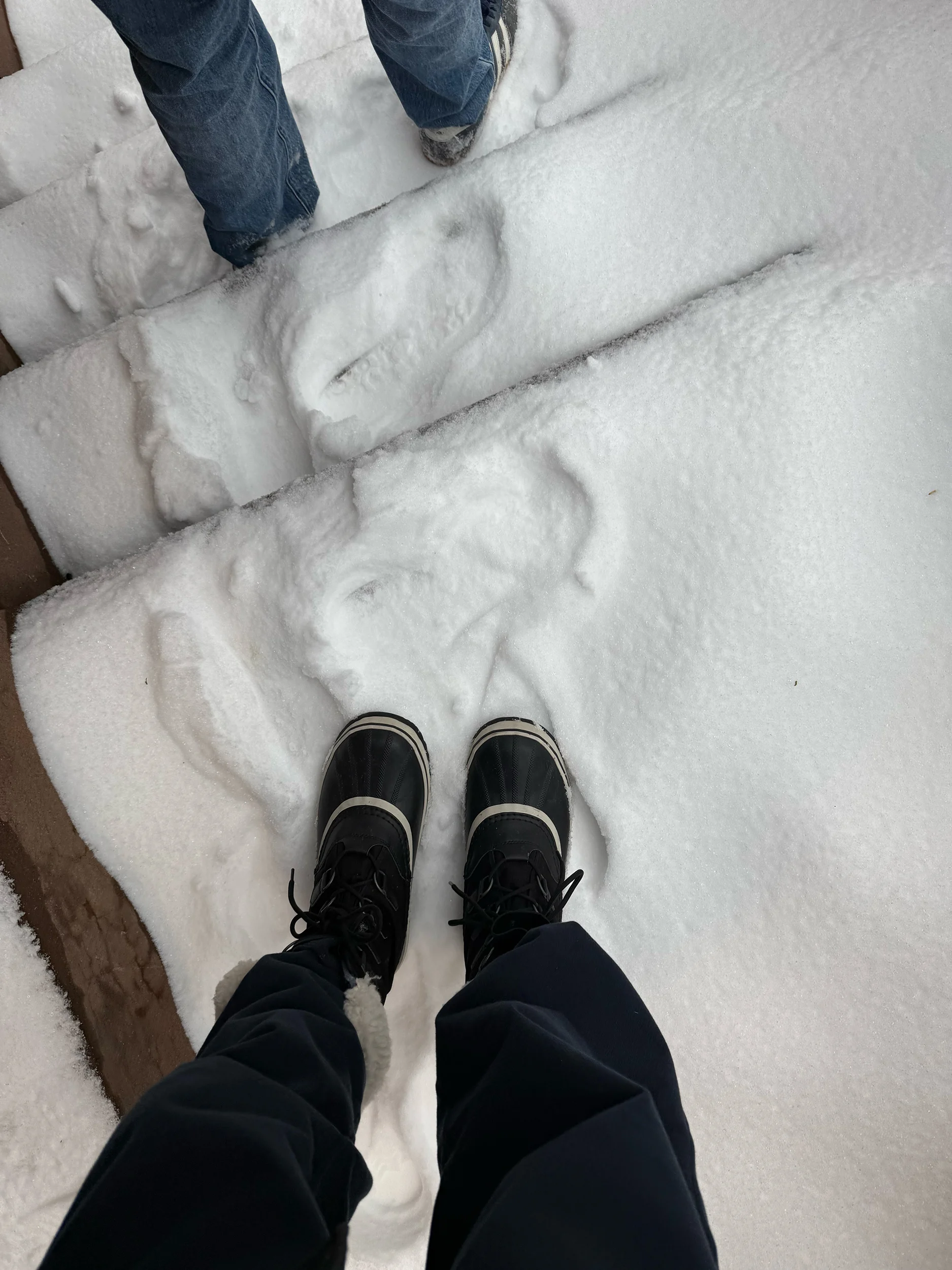Tempête de neige à New York et Brooklyn