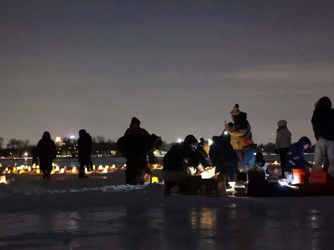 Le lac Nokomis du Minnesota est dégelé