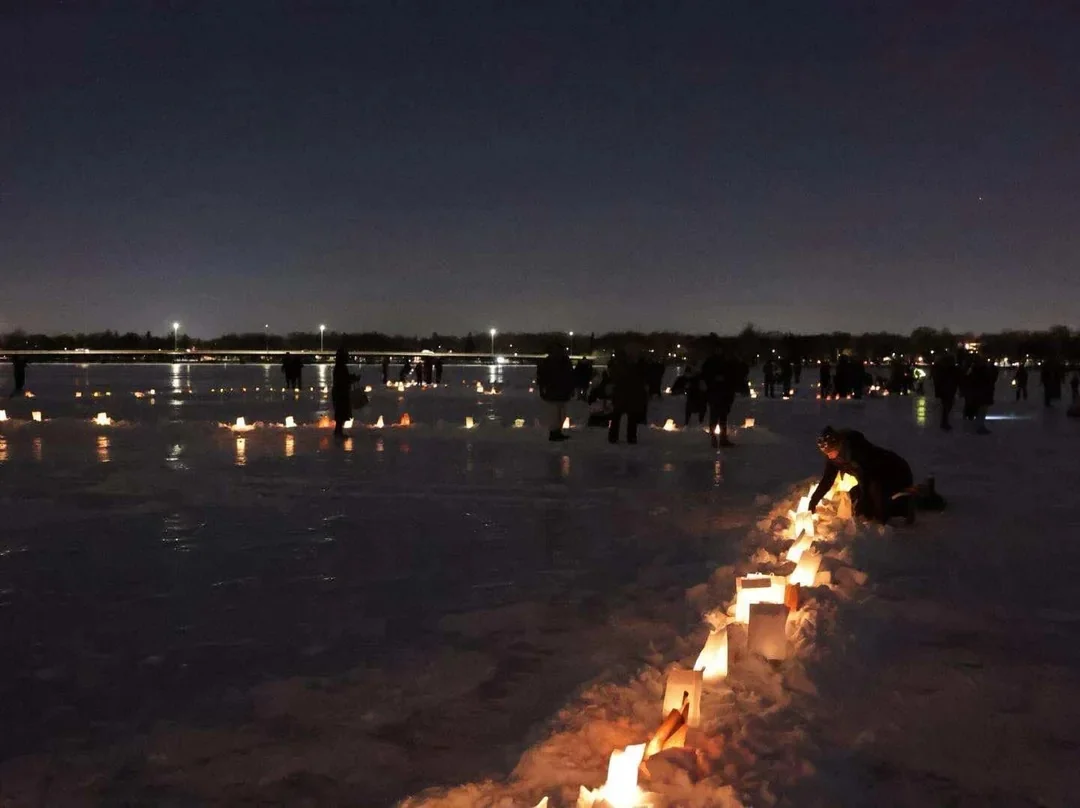 Le lac Nokomis du Minnesota est dégelé