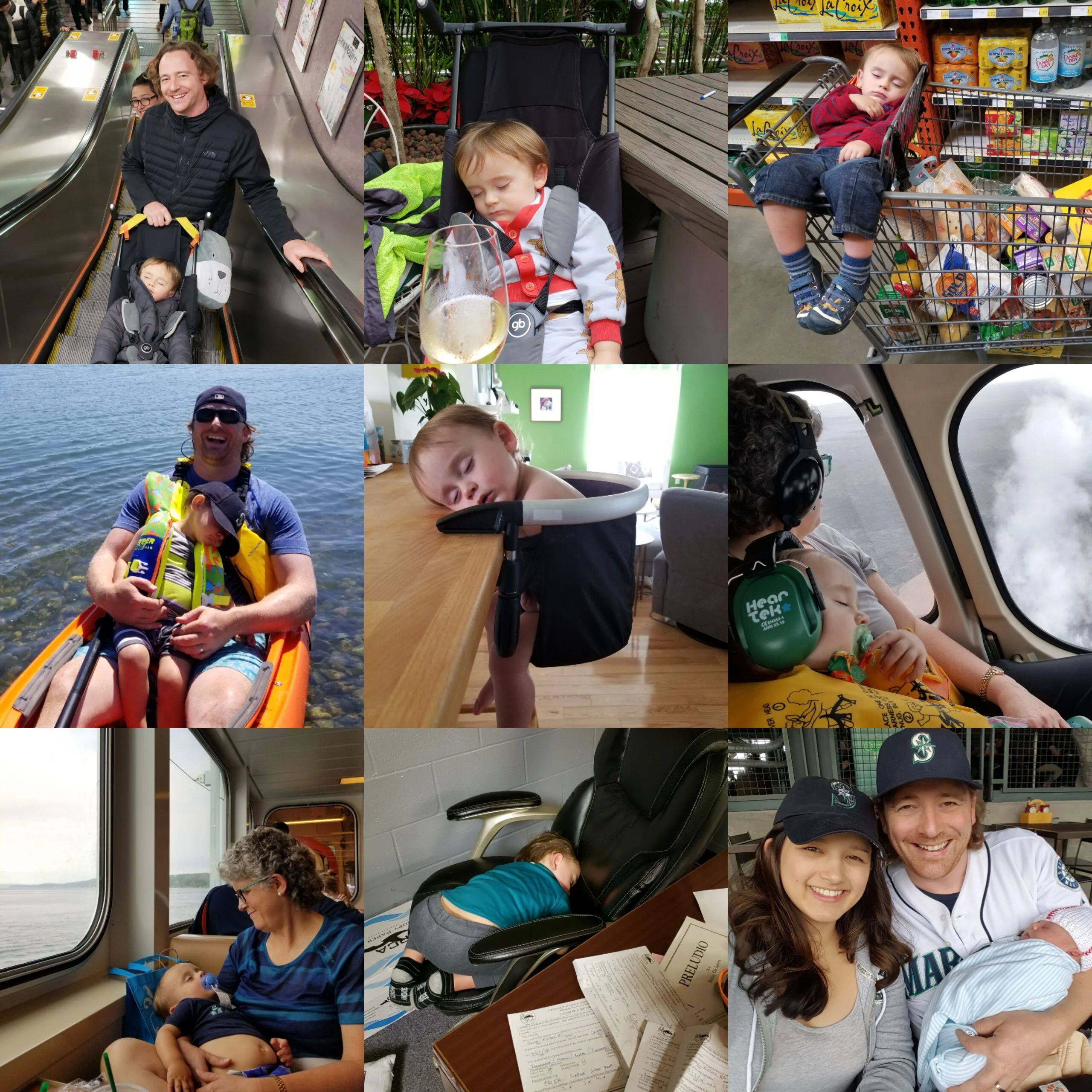 8 endroits mignons où les bébés se sont endormis