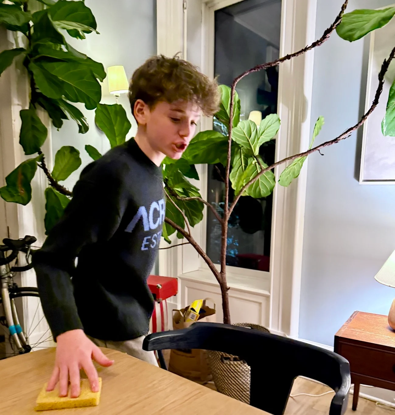 tâches de nettoyage des garçons