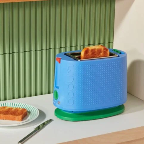 grille-pain bleu bodum