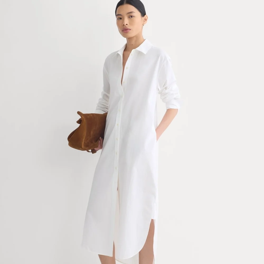 robe chemise blanche everlane