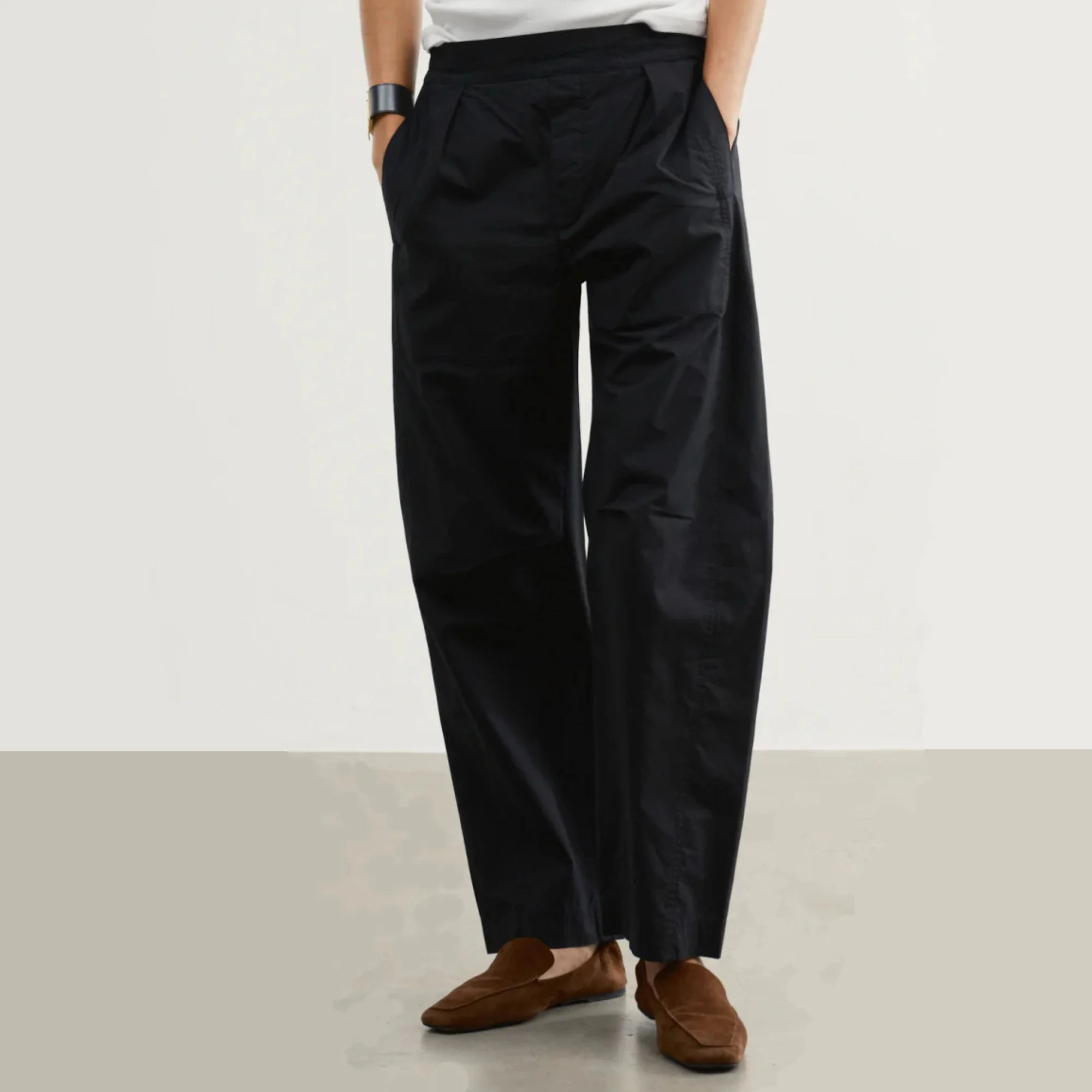 pantalon de voyage noir parfait