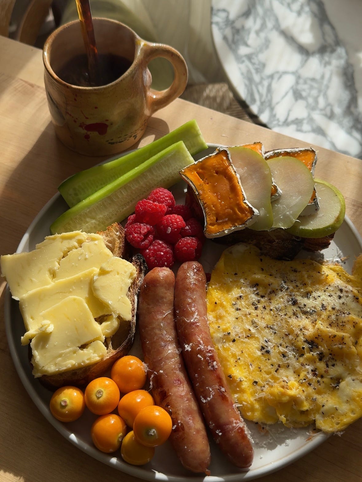 Assiette à collations pour petit-déjeuner par Olivia Noceda