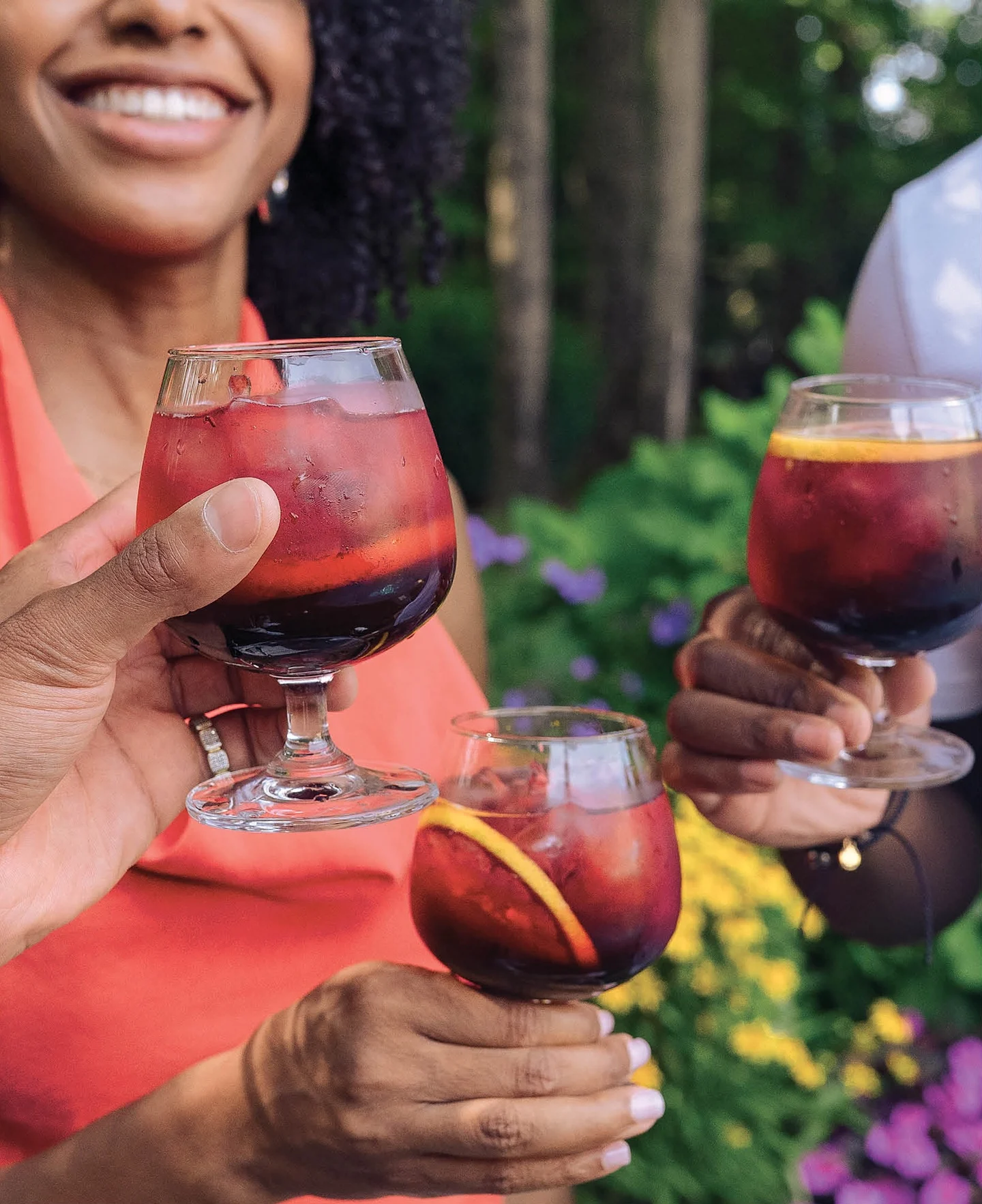 Boisson rouge pour le dix-septième