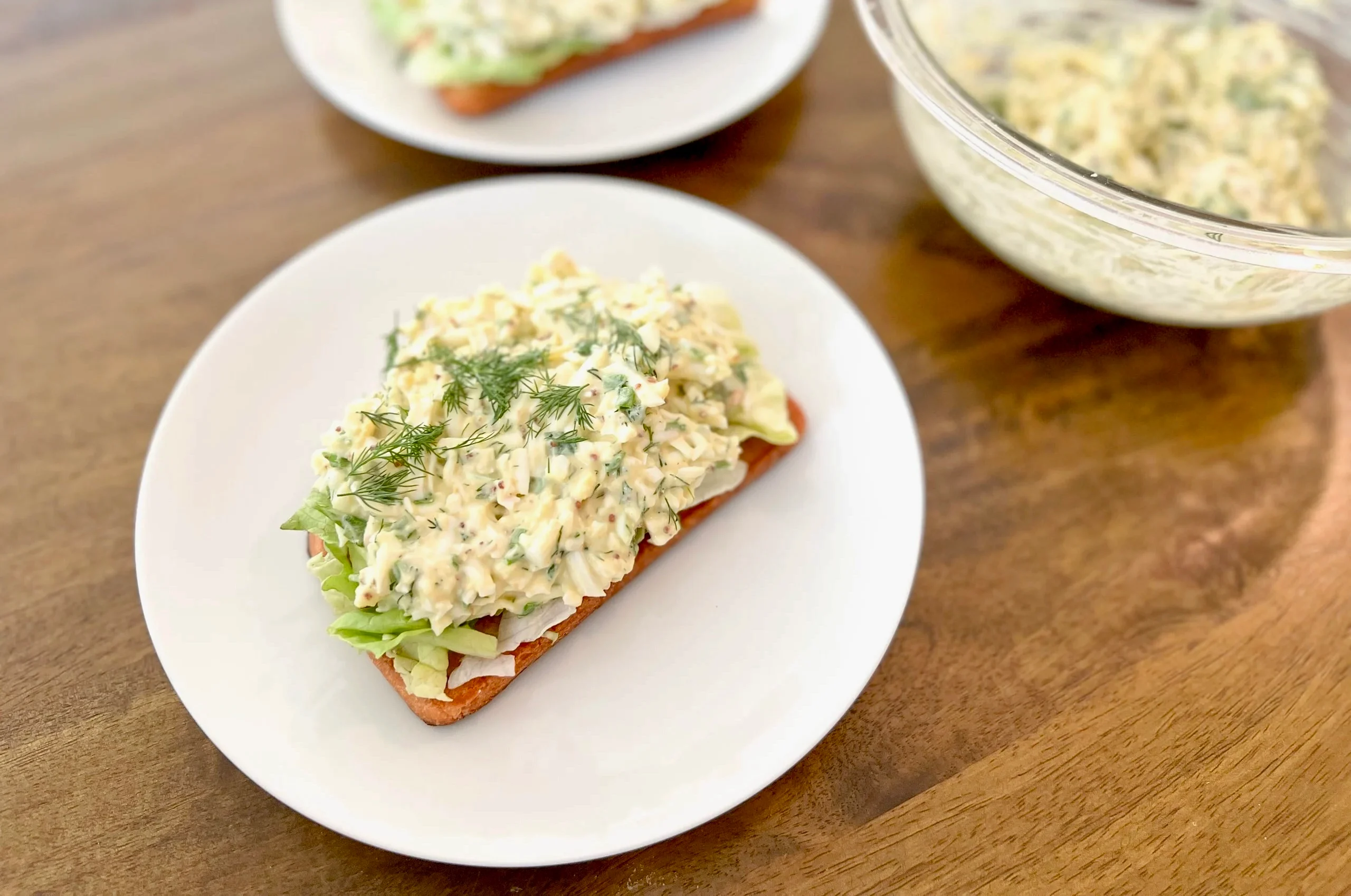 Salade aux œufs de maman Caro Chambers