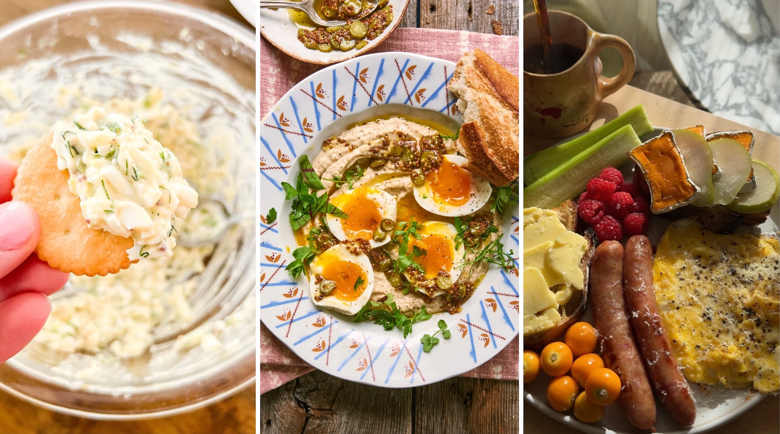 Trois recettes d'œufs préférées