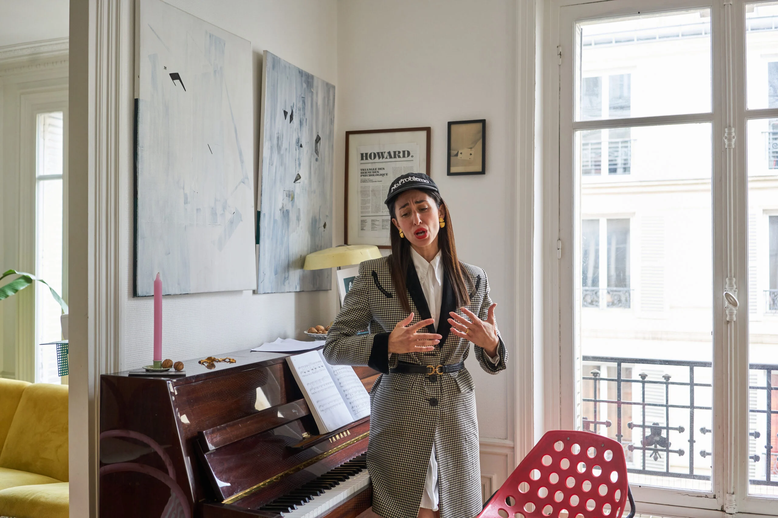 Appartement parisien de la chanteuse d'opéra Sophie Arama