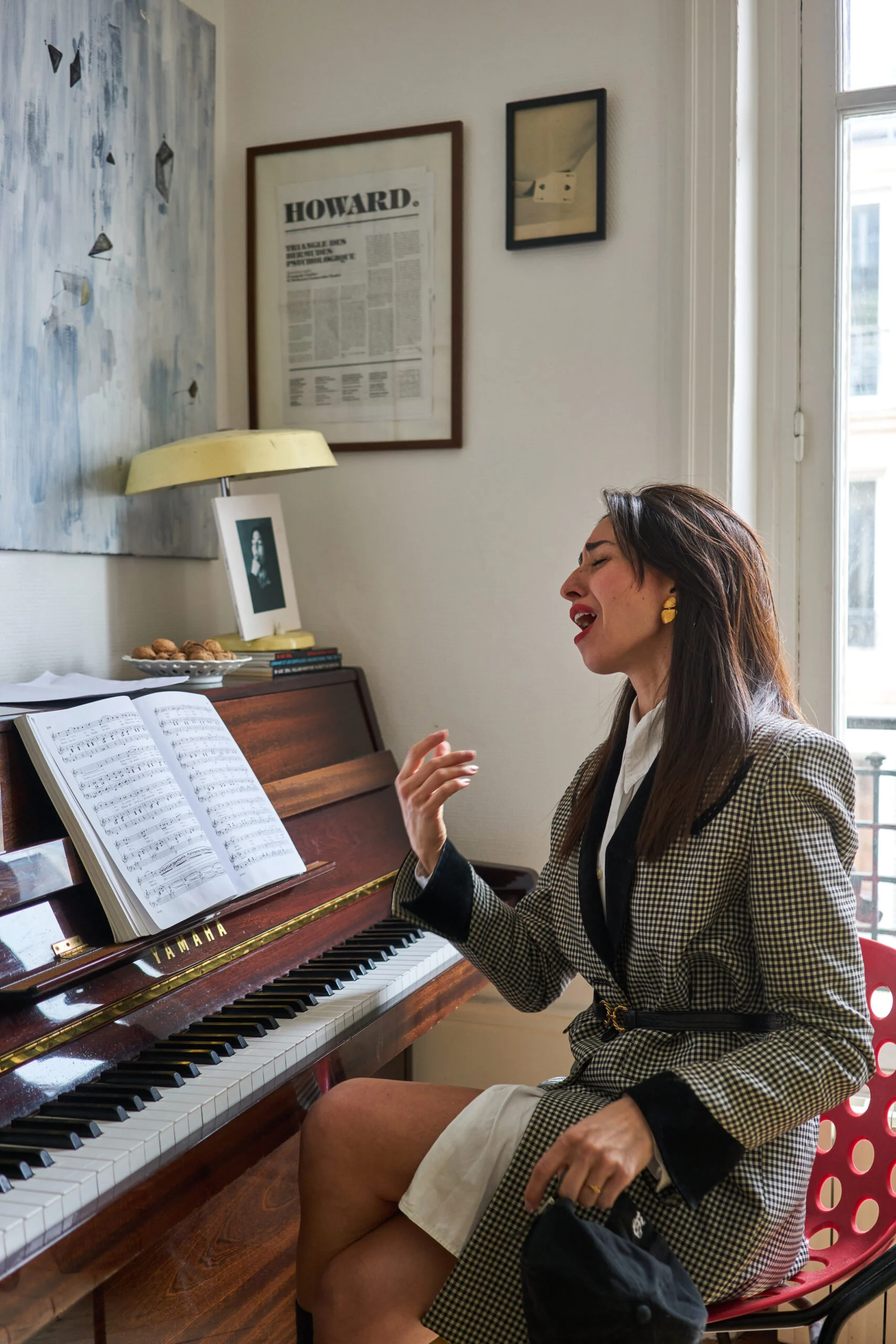 Appartement parisien de la chanteuse d'opéra Sophie Arama