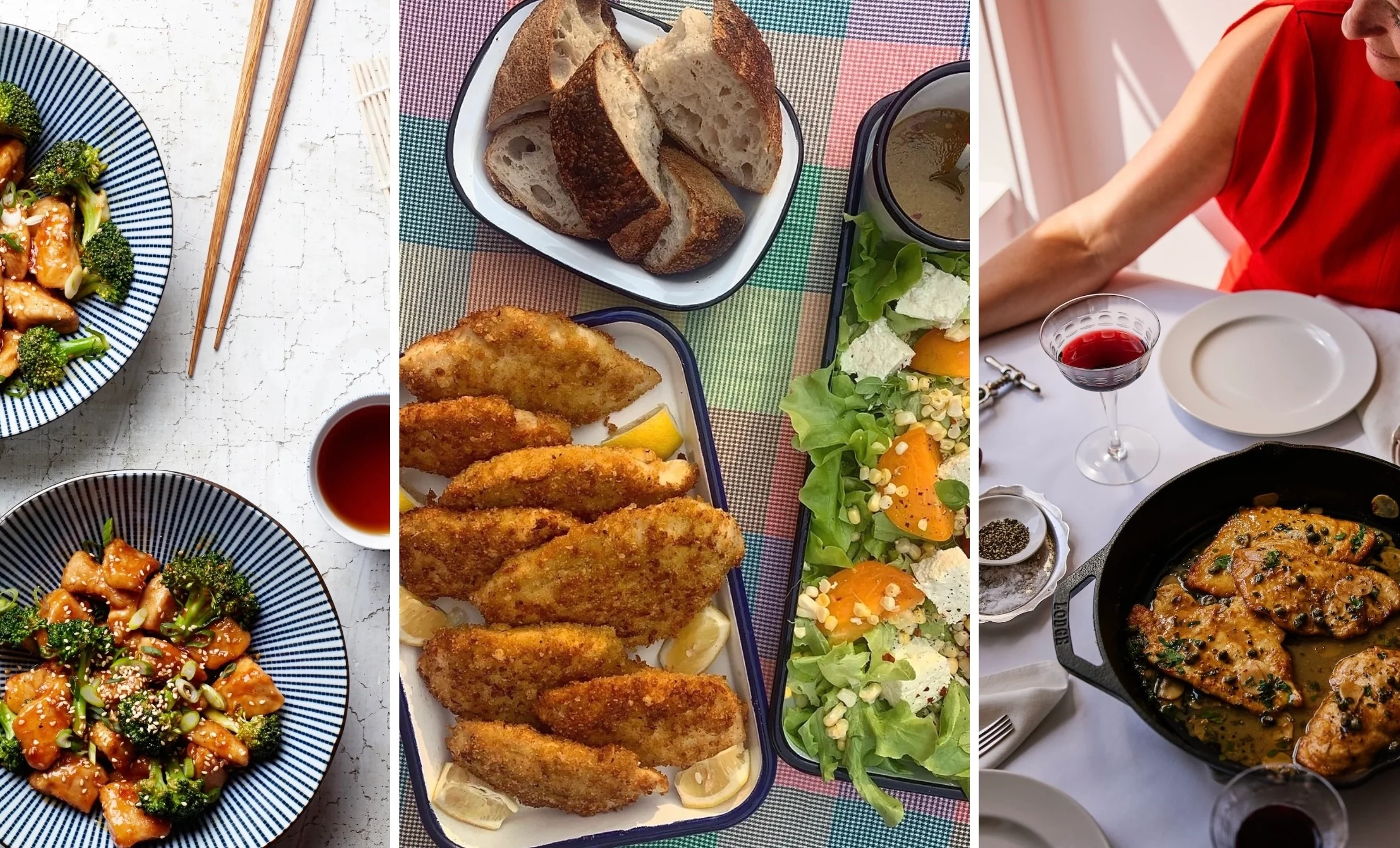 Trois recettes de poitrine de poulet préférées