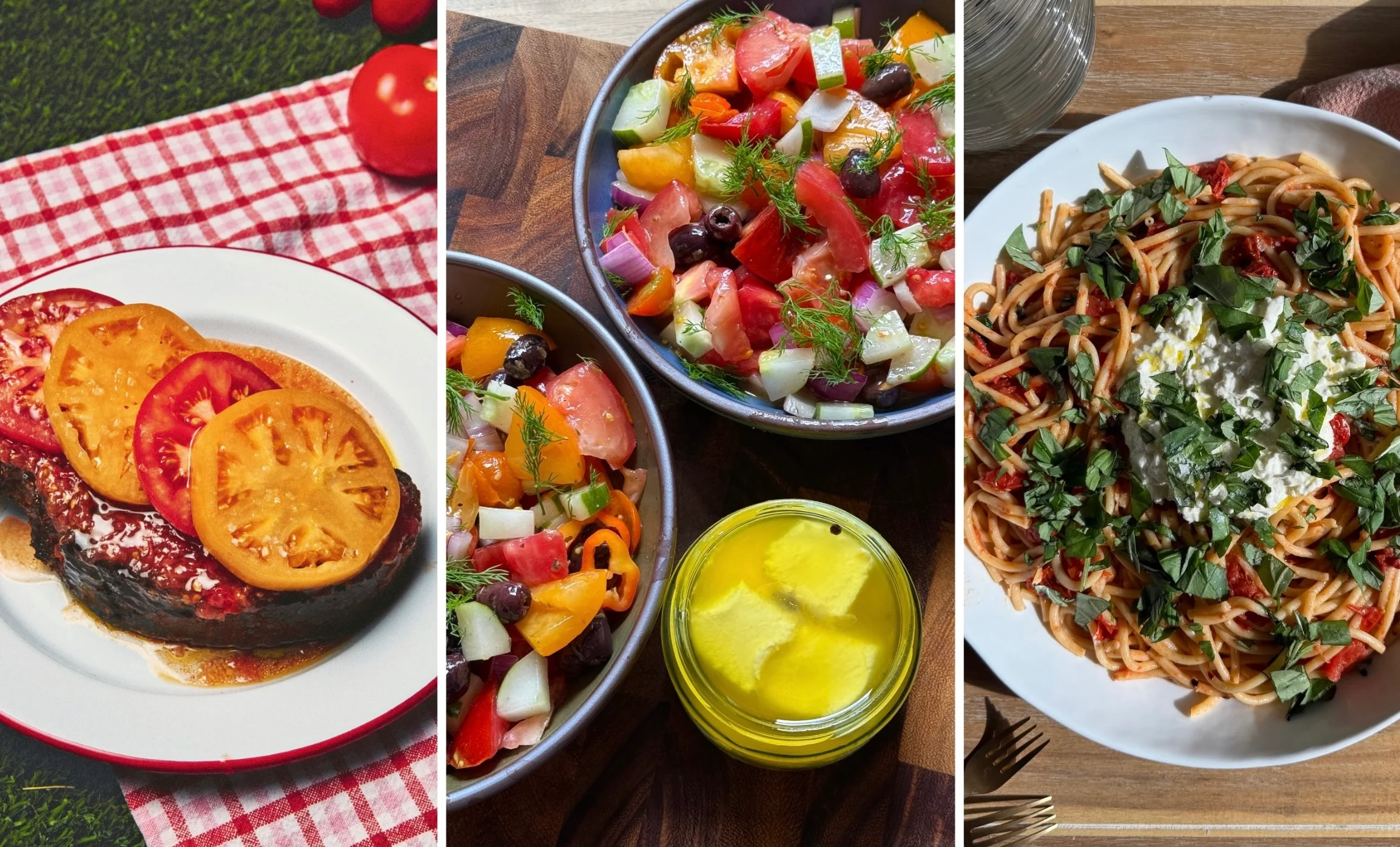 Trois recettes bien-aimées pour la haute saison des tomates