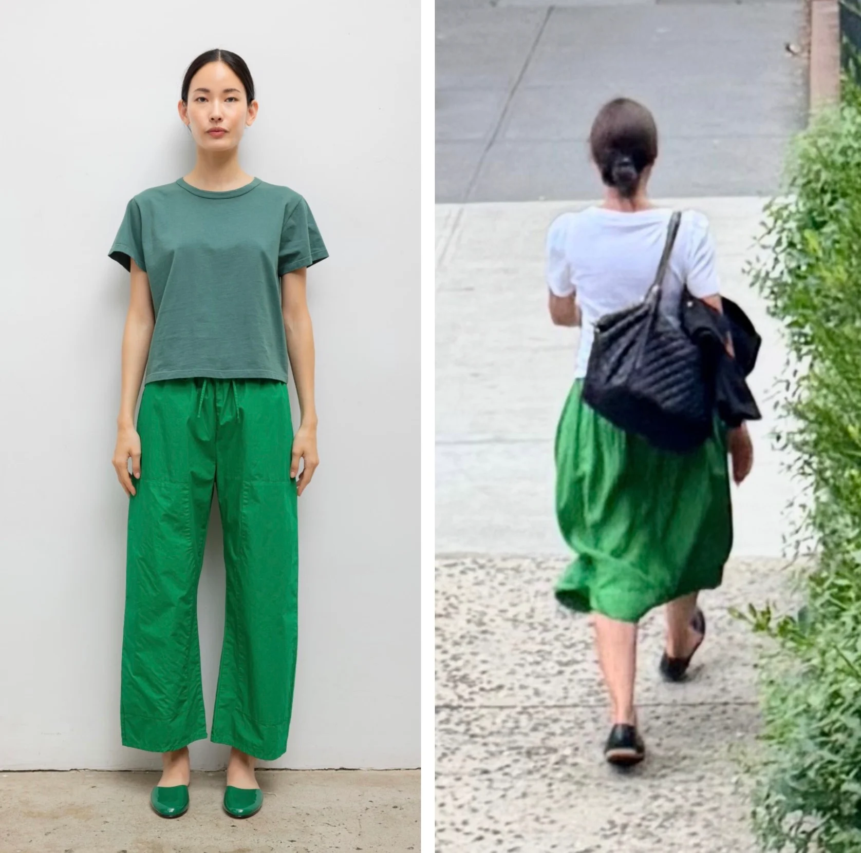 pantalon jupe vert vif tendance Brooklyn 2026