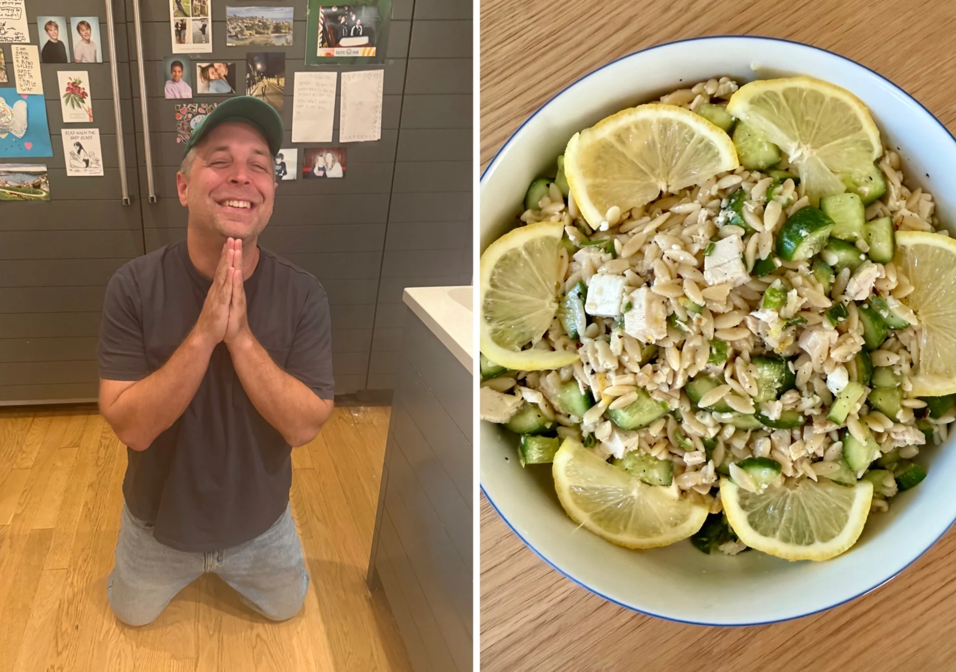 salade de poulet orzo