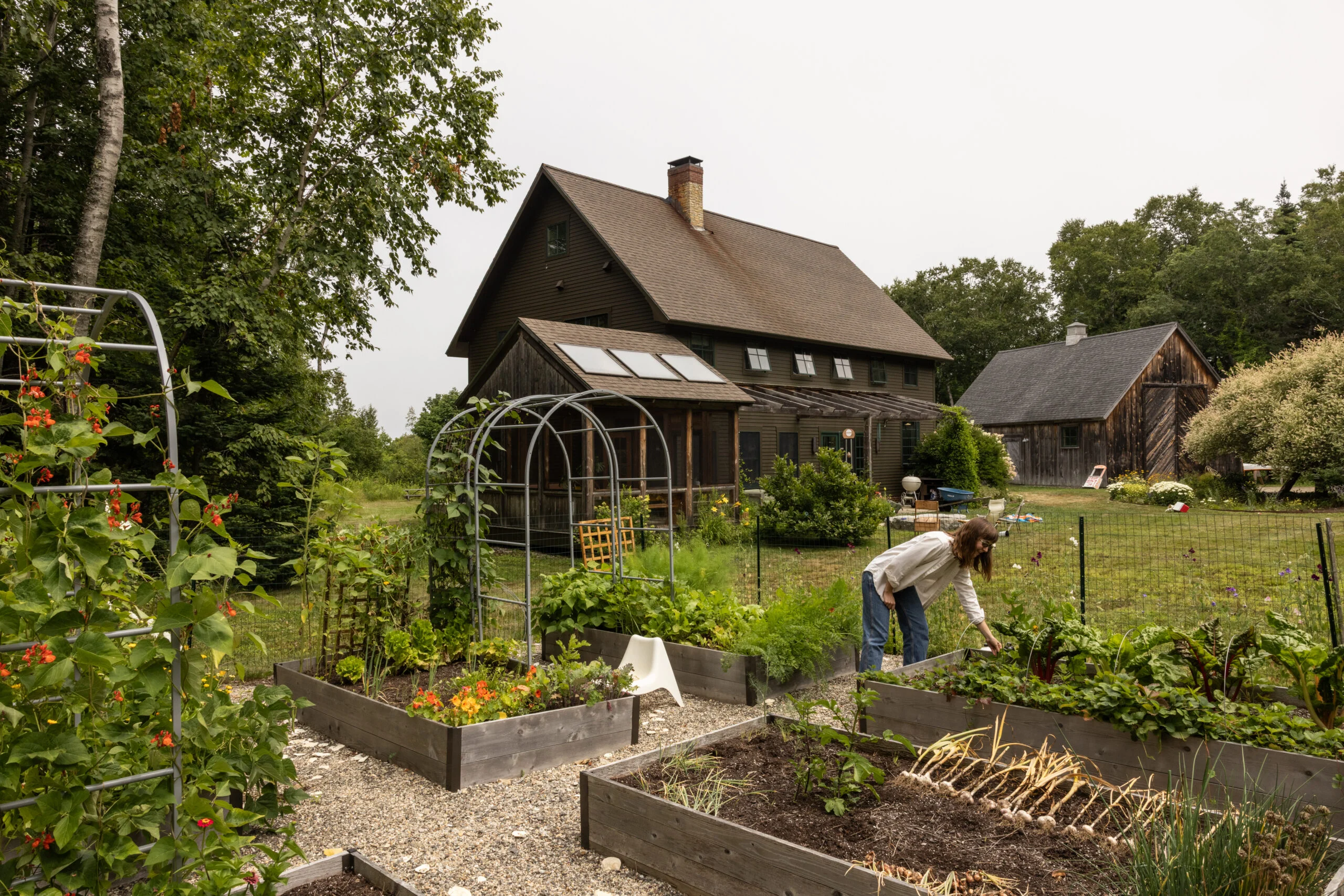 Visite de la maison Zinzi Edmundson dans le Maine