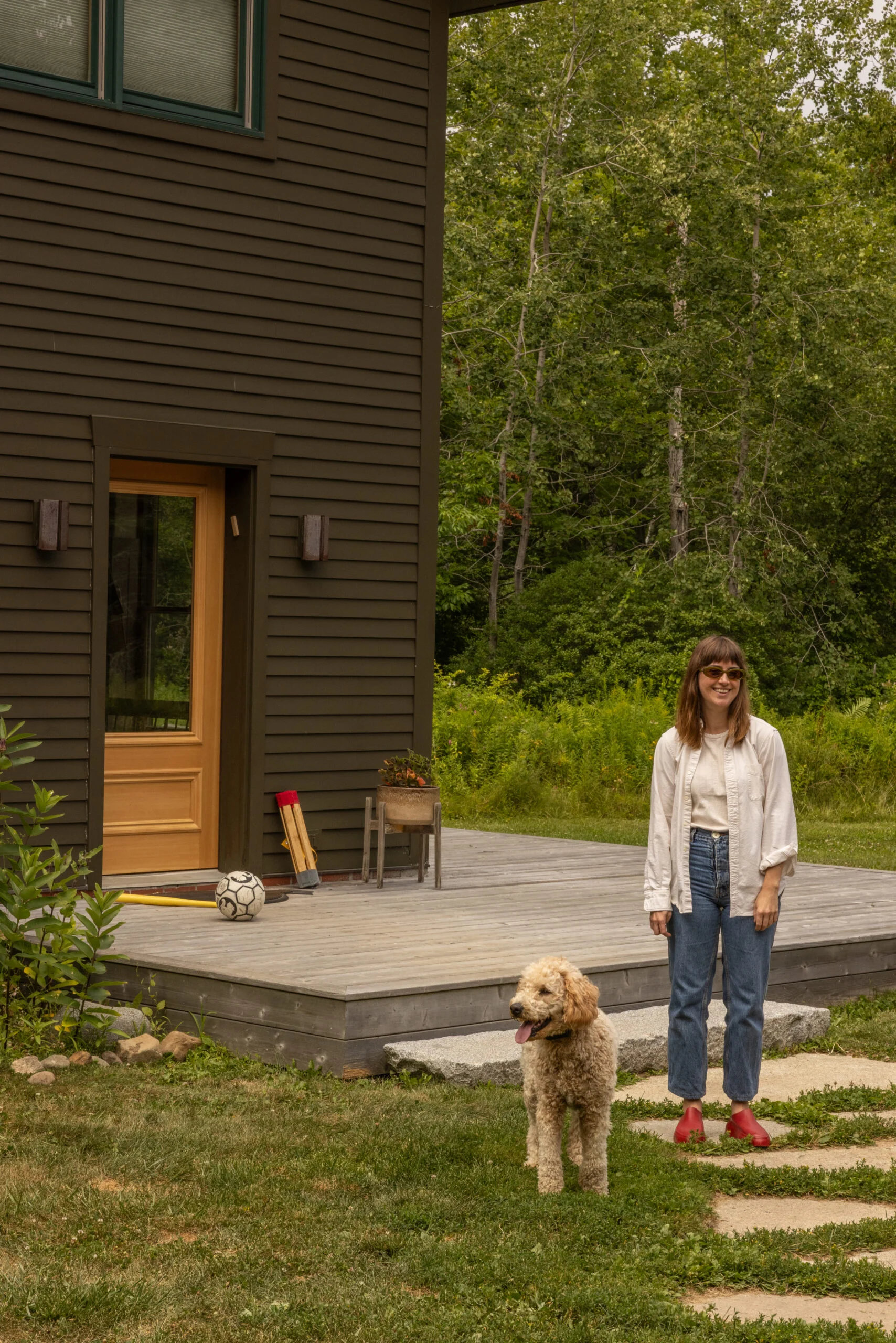 Visite de la maison Zinzi Edmundson dans le Maine