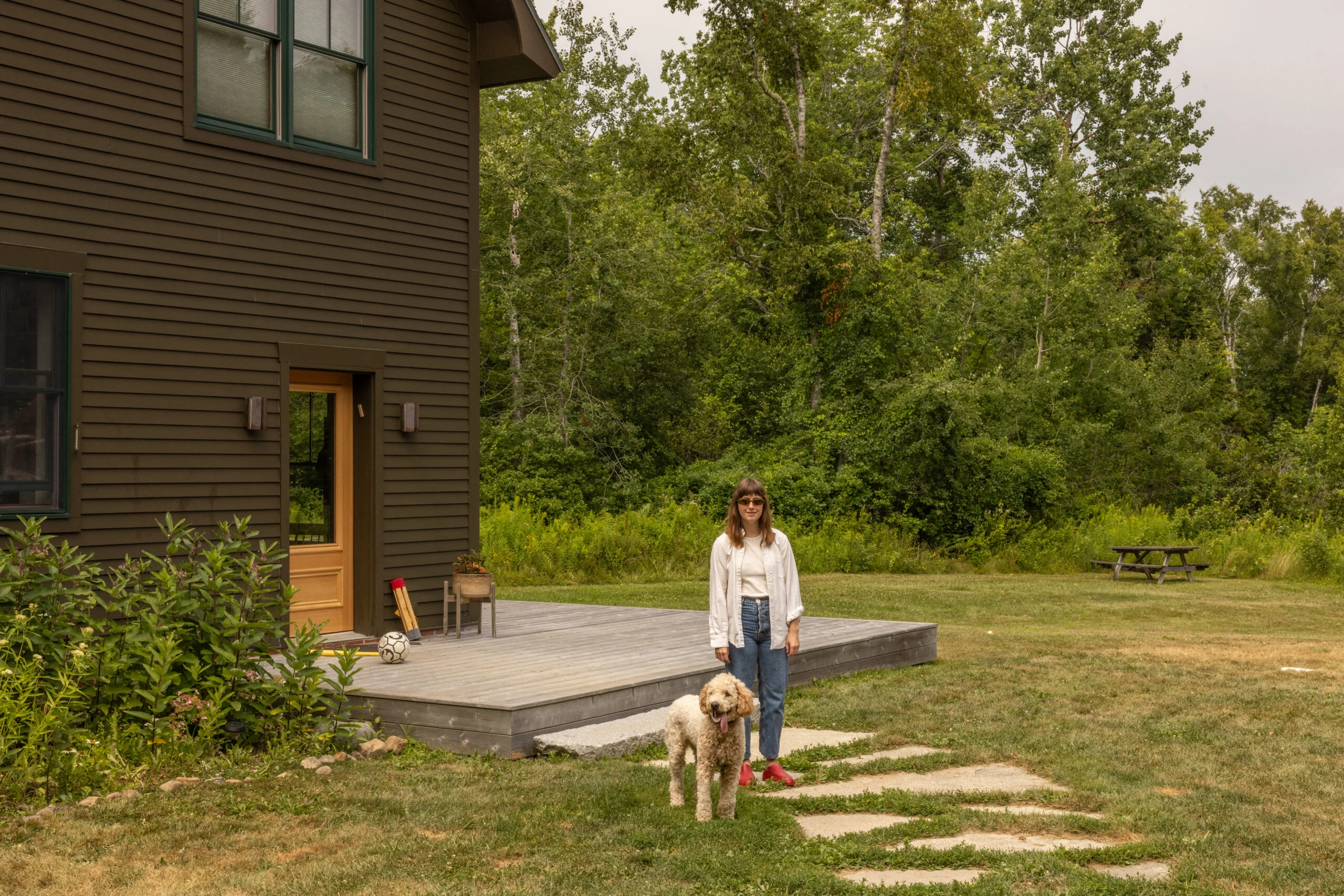Visite de la maison Zinzi Edmundson dans le Maine