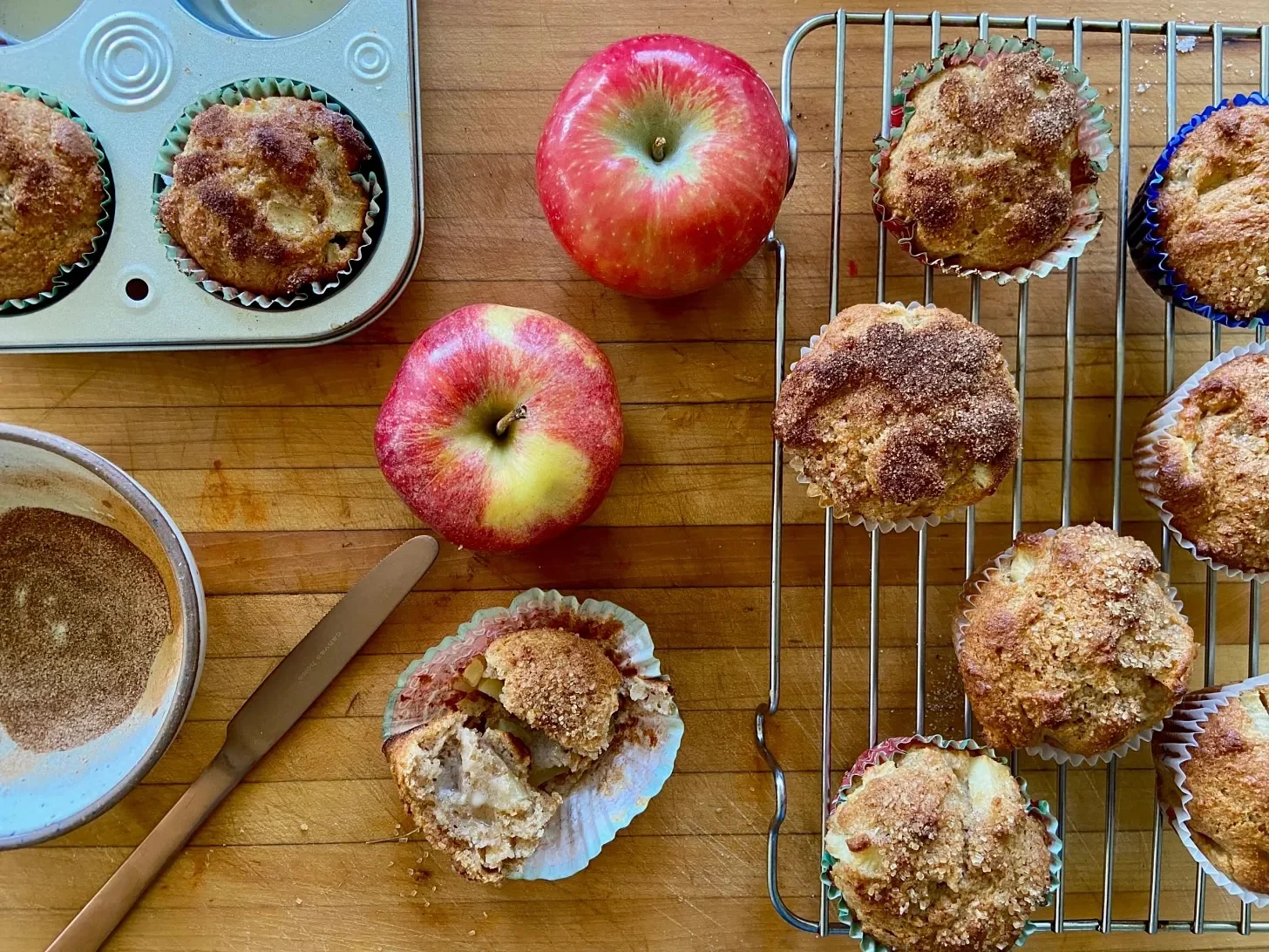 muffins aux pommes