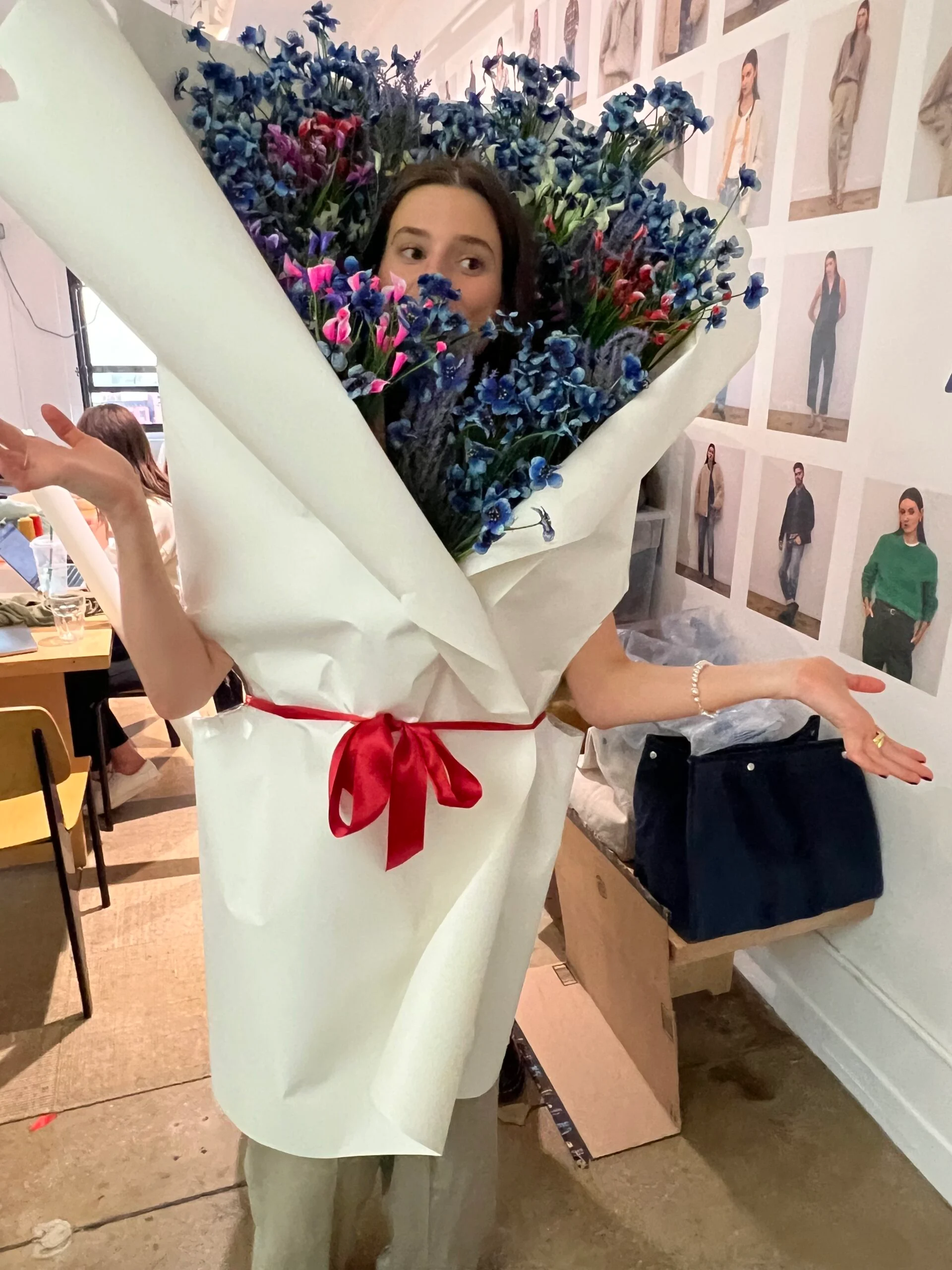 costume de bouquet de fleurs