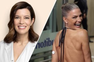 Ana Molina, dermatologue : "Si vos cheveux gris sont jaunâtres ou ternes, le shampoing violet est votre meilleur allié : il élimine ce reflet jaune et laisse les cheveux gris plus blancs, plus argentés et lumineux.