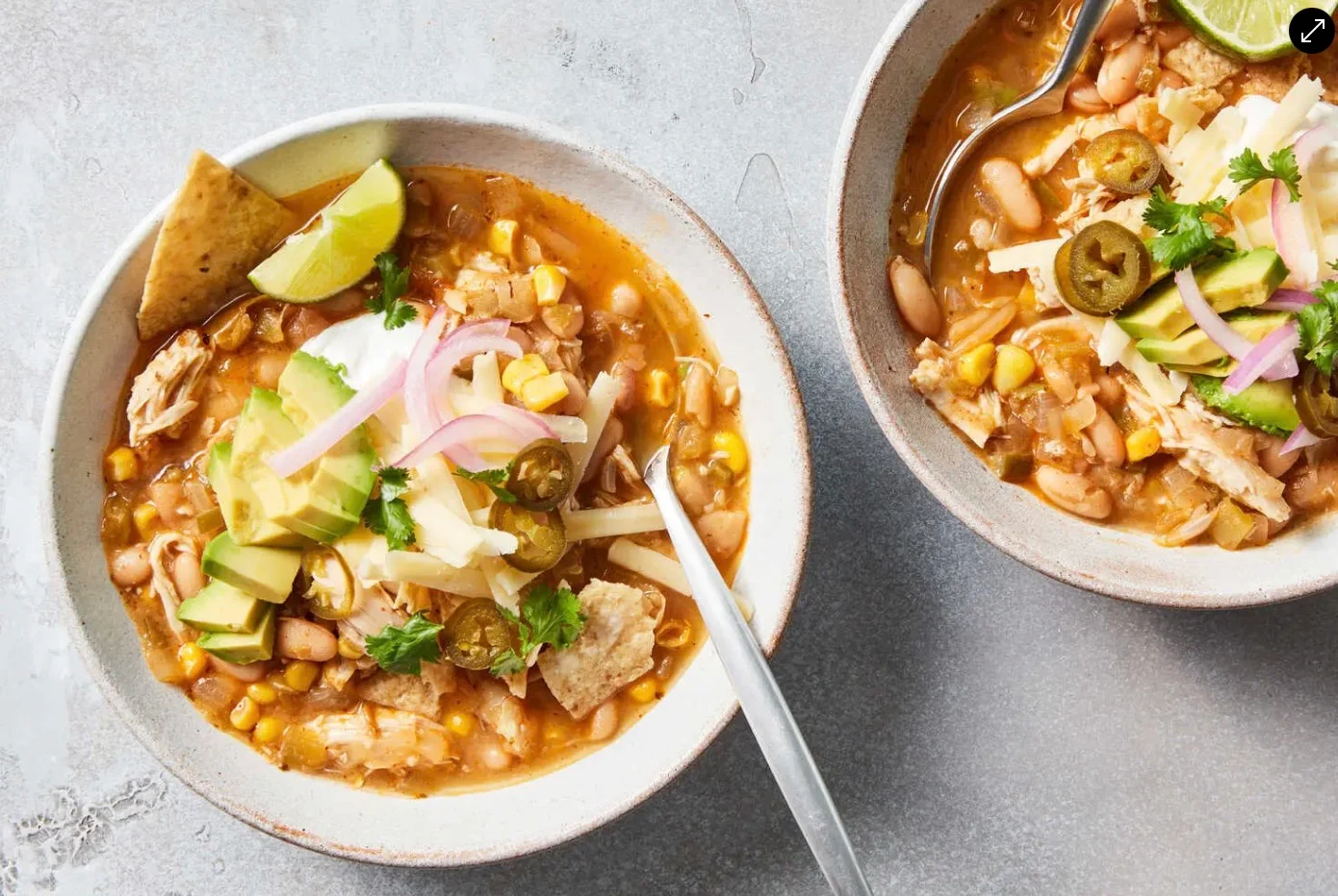 chili au poulet blanc
