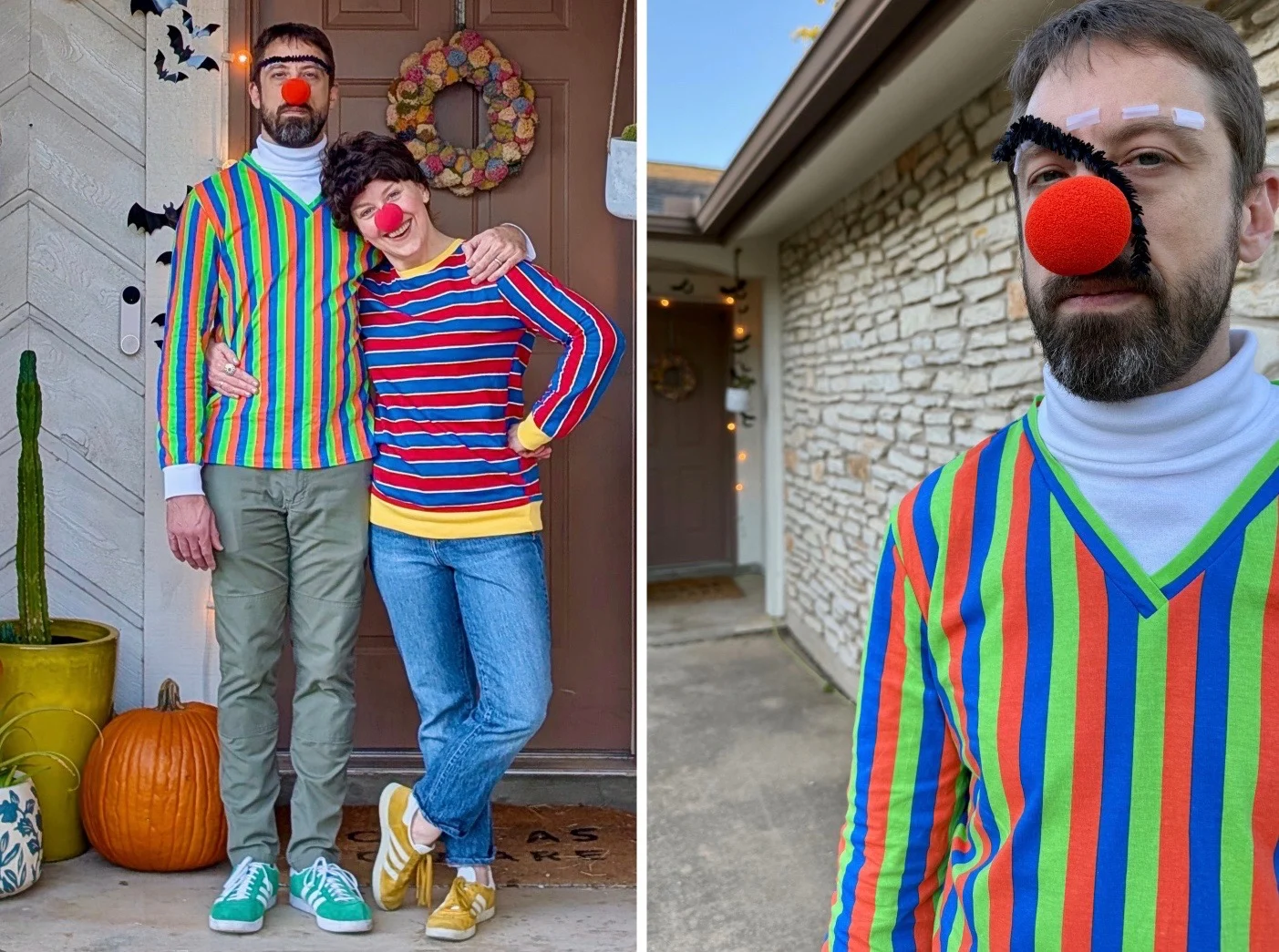 Costumes d'Halloween de Bert et Ernie